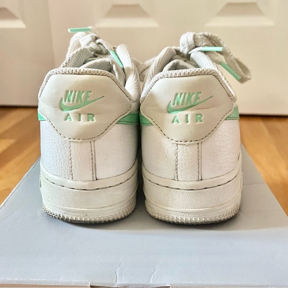 Nike Air Force 1 ‘07 “White/Green Glow-White Bone” - Picture 5 of 11